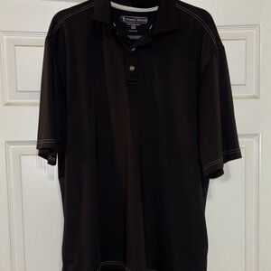 Pebble Beach Men's Black Polo Shirt